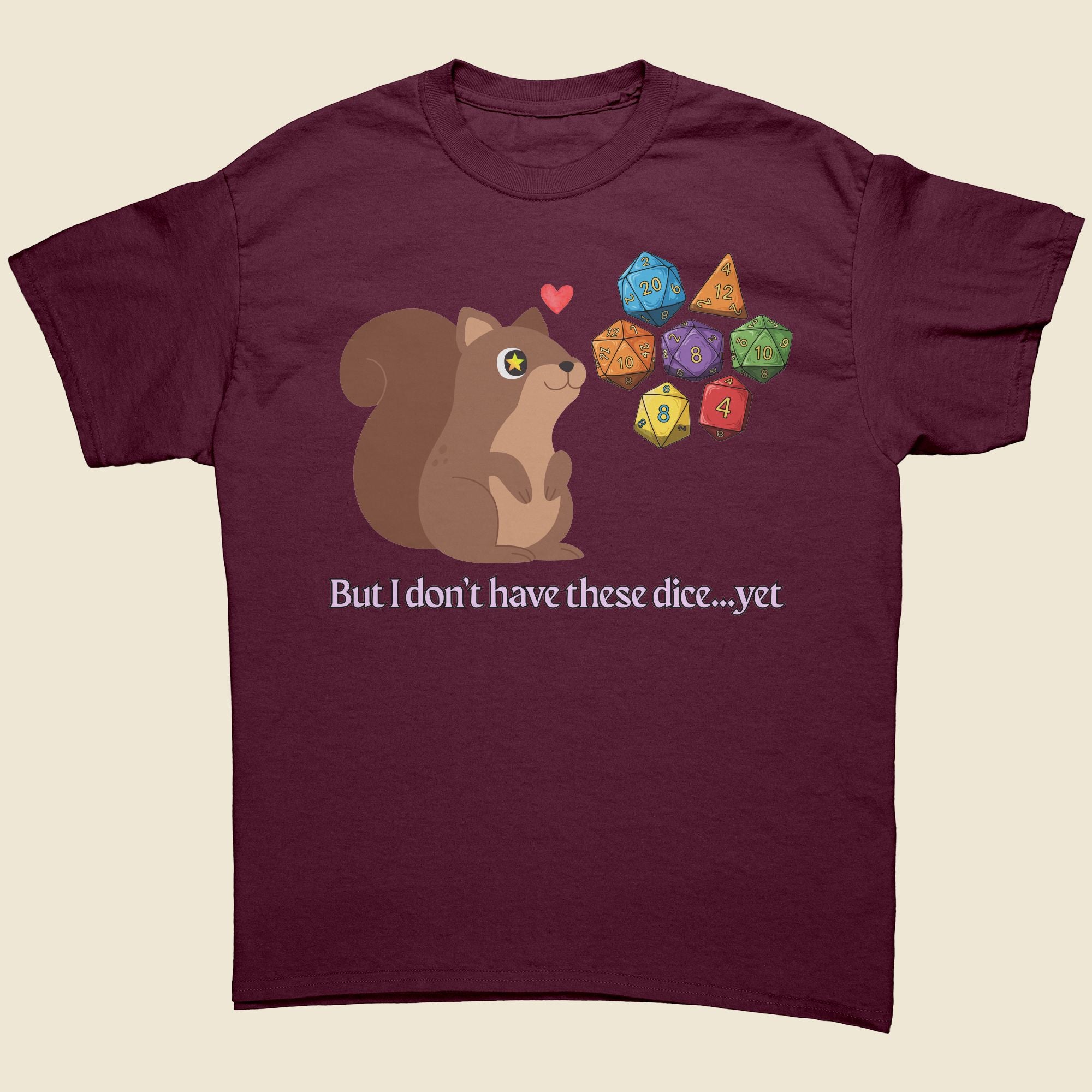 Dice Squirrel - Unisex Tee