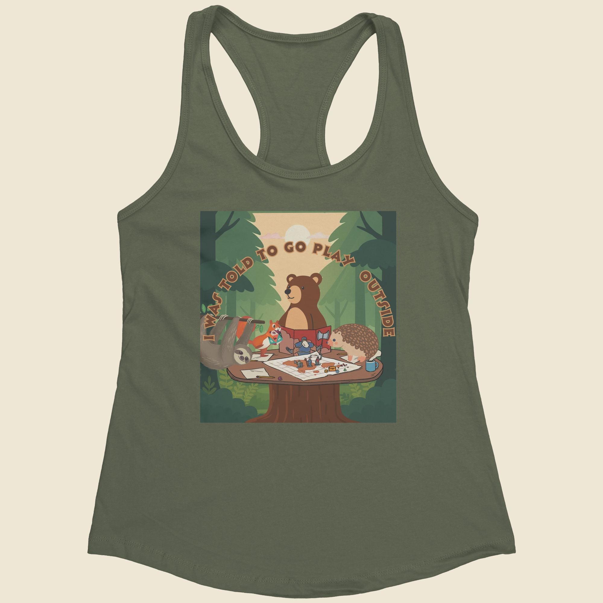 Play Outside - Women's Racerback Tank