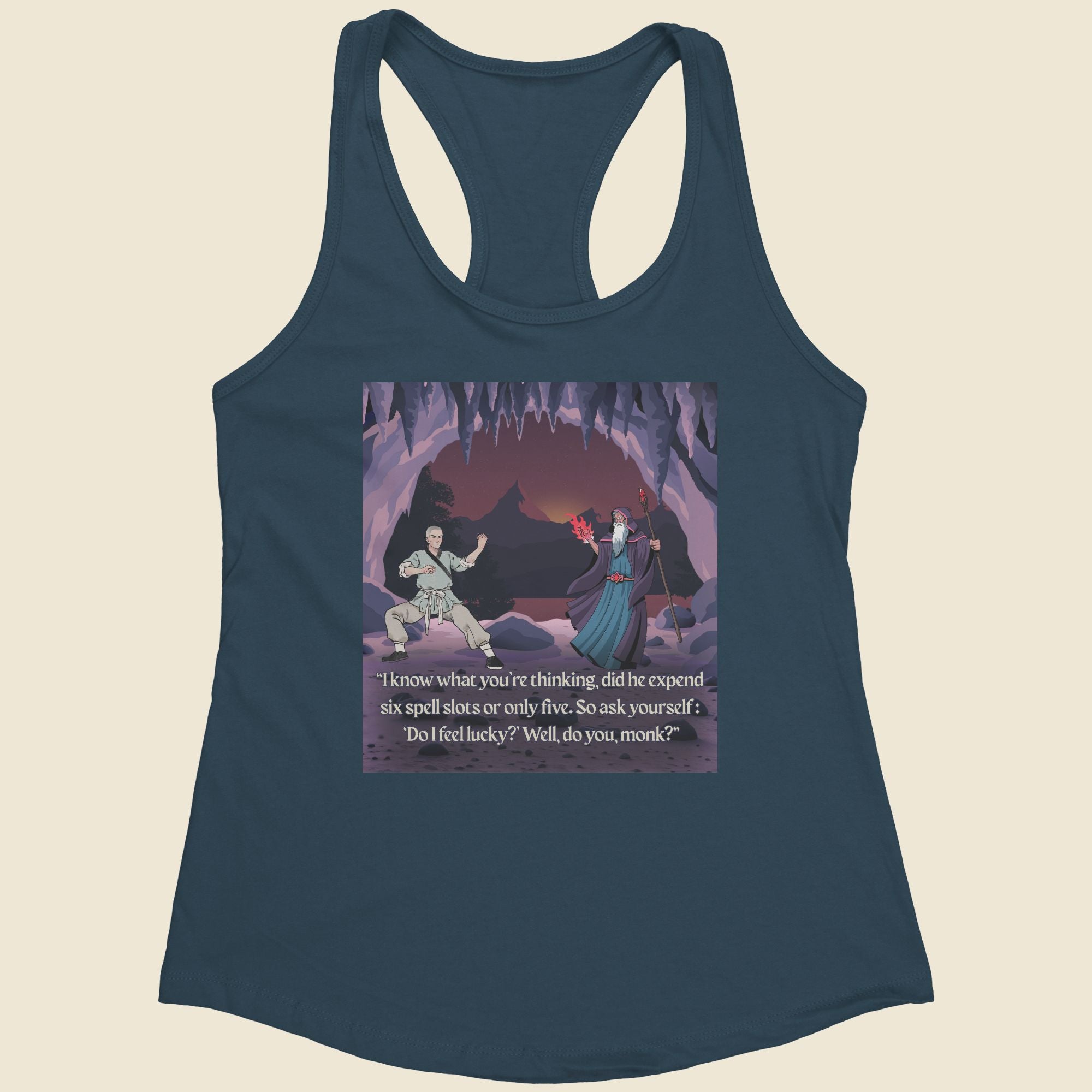 Spell Slot Showdown - Women's Racerback Tank