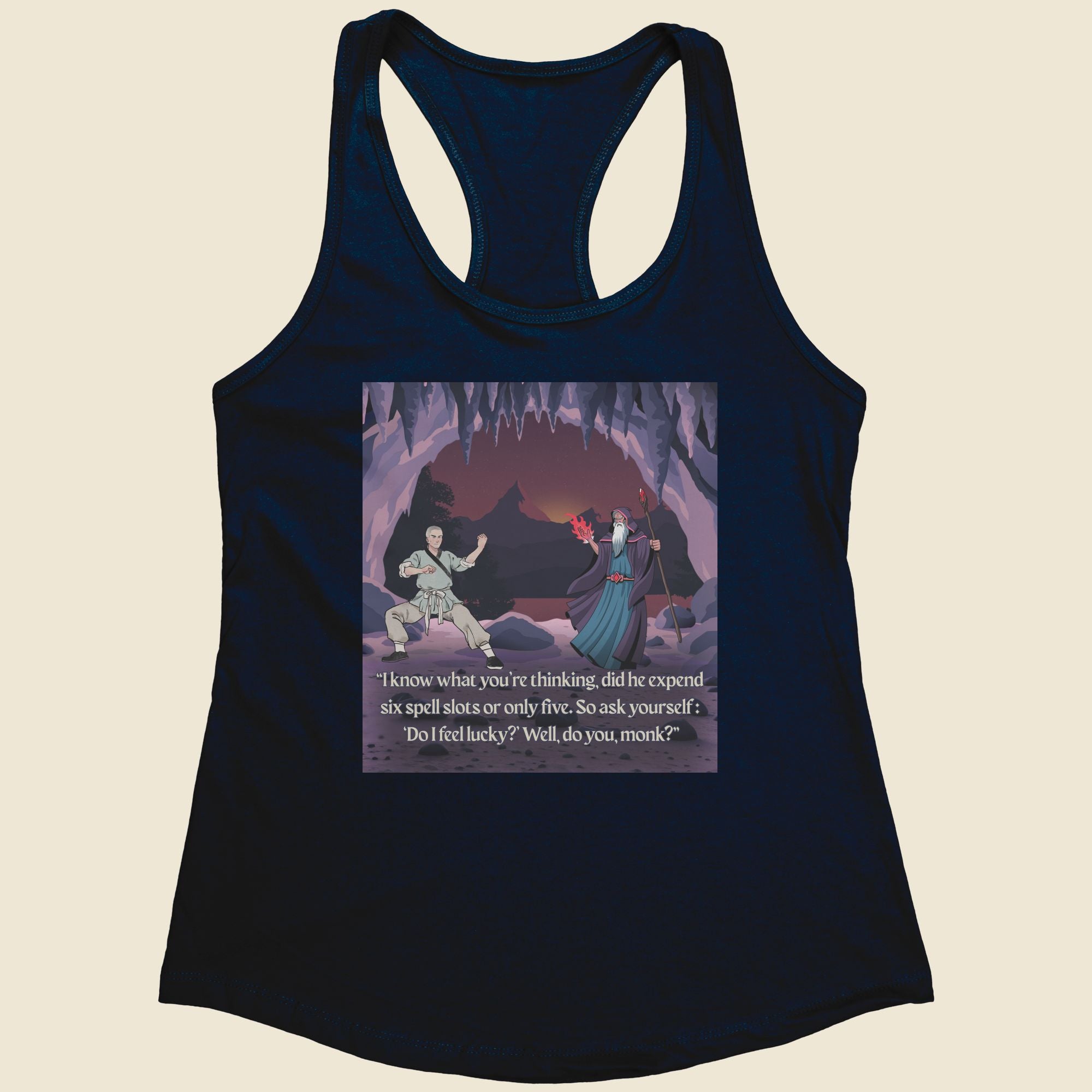 Spell Slot Showdown - Women's Racerback Tank