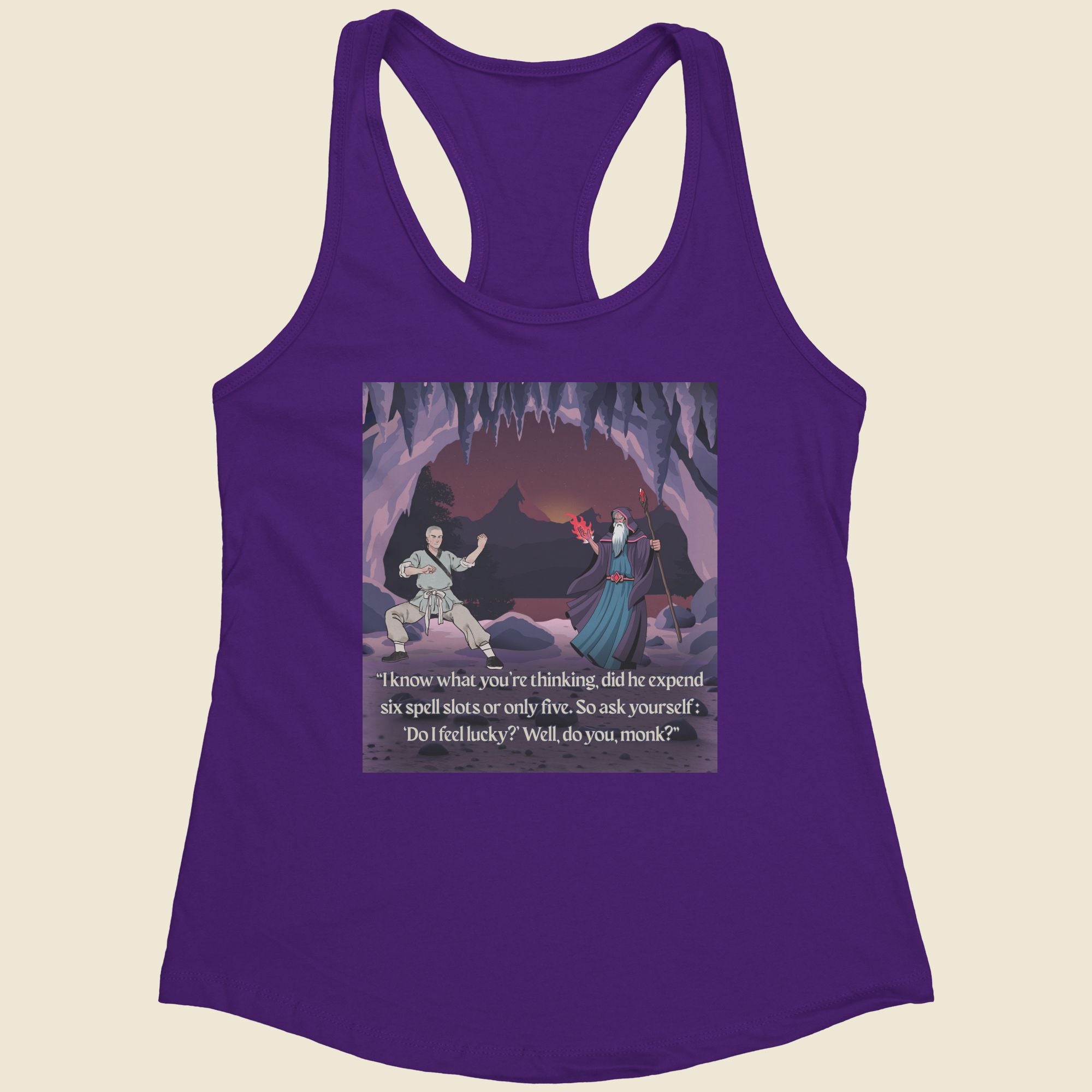 Spell Slot Showdown - Women's Racerback Tank